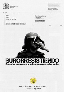 “Manual de emerxencia e autodefensa contra as multas”, BURORESISTIENDO (Cast.)