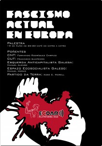 Palestra: Fascismo Actual en Europa @ Vigo | Galicia | España